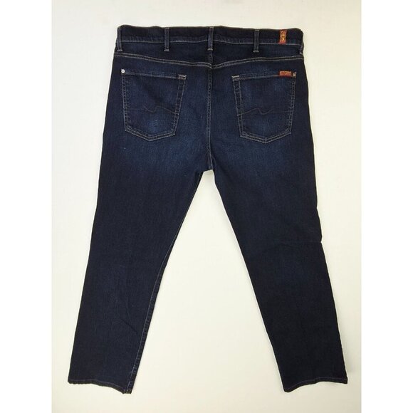 Spanx Size Medium 6-8 Womens 30" Inseam Navy Cropped Denim Side Zip Leggings NWT - Picture 1 of 15
